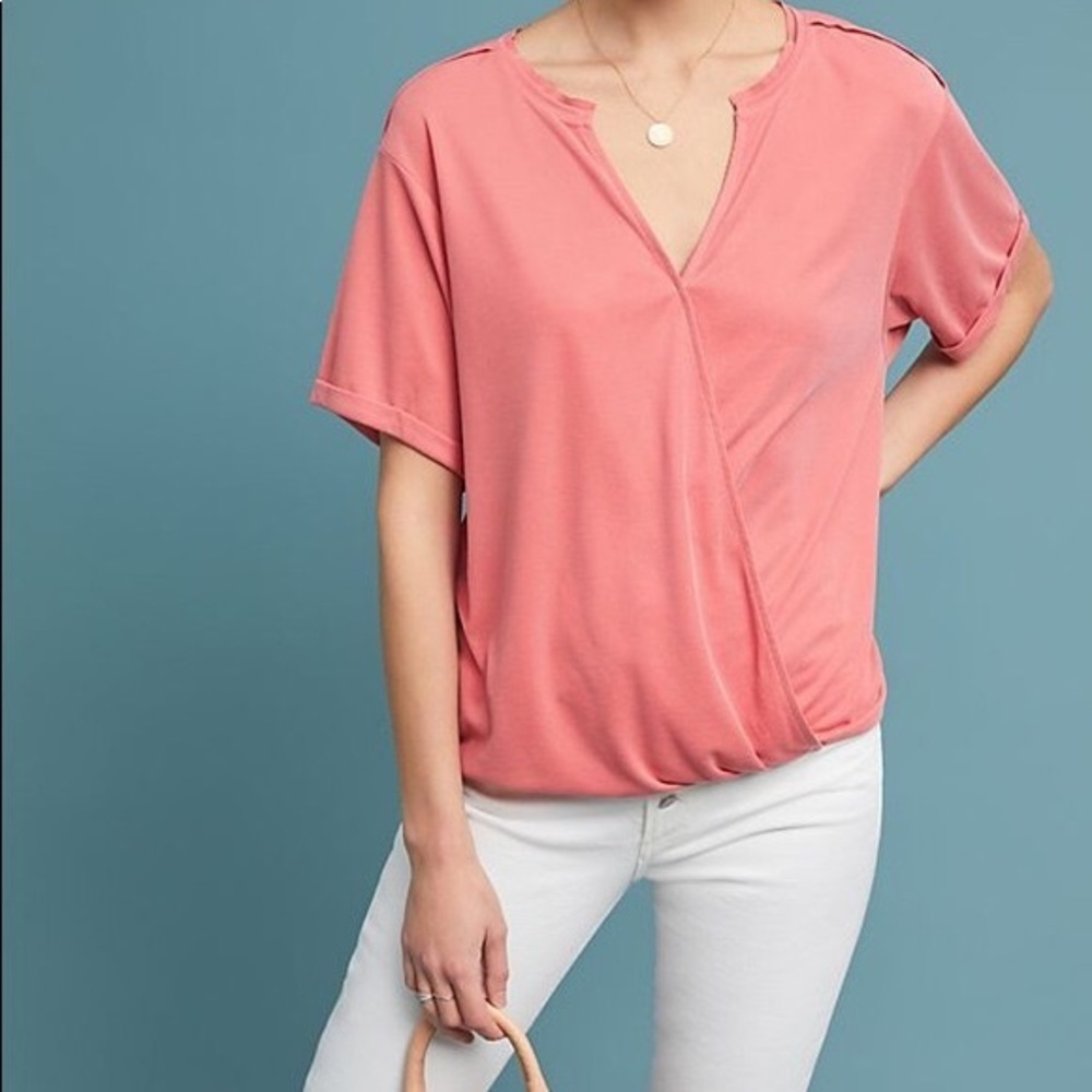 Saturday Sunday by Anthropologie Amy Surplice Top‎